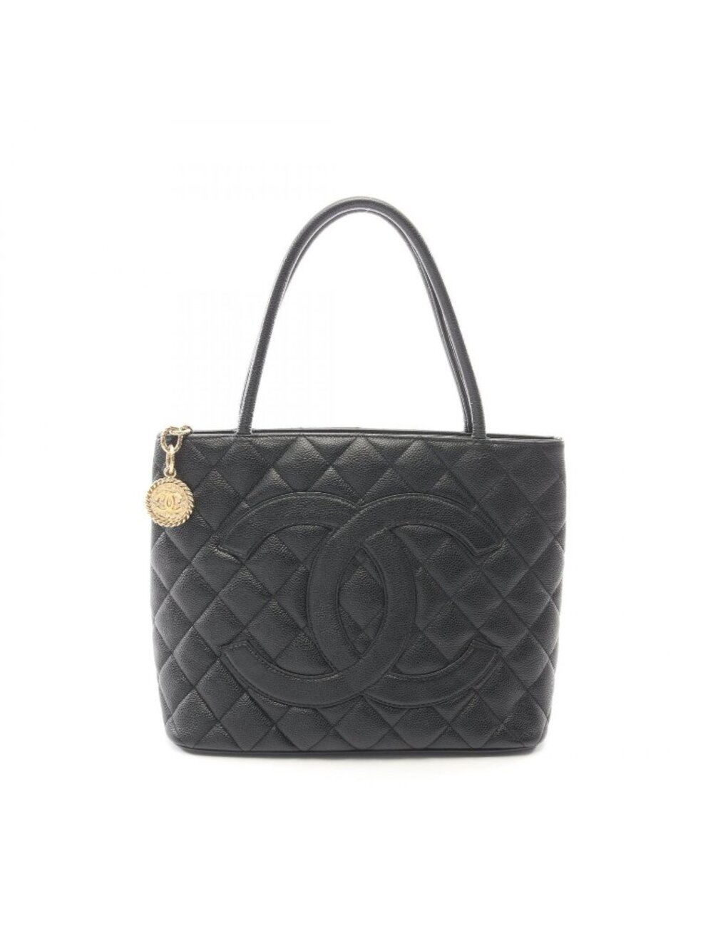 Chanel Tote Reissue Black Caviar Leather